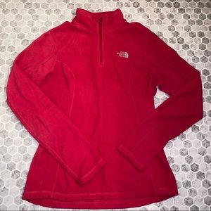 Pink North Face Quarter Zip